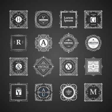 Monogram lüks şablonu