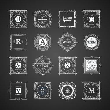 Monogram lüks öğeleri