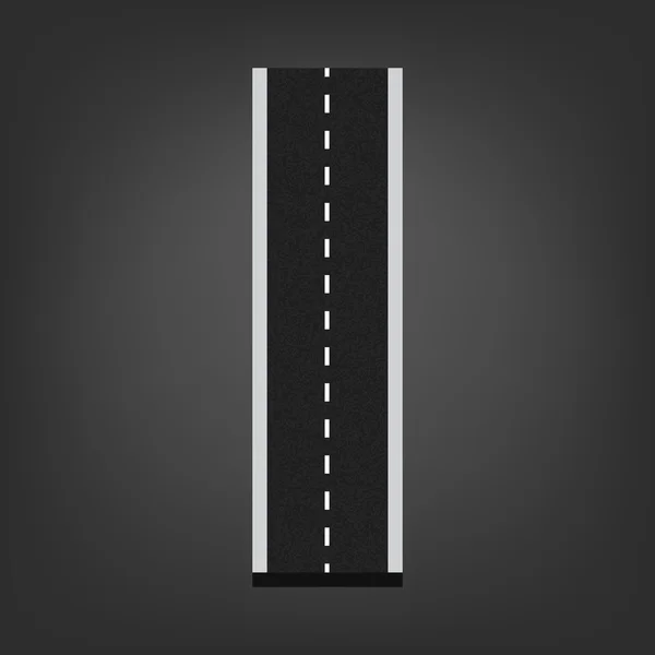 Ben mektubu. Yol yazı tipi