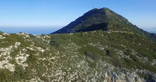 4K Aerial, Полет над эпическим ландшафтом Андалусии с широкоугольным видом, Испания — стоковое видео