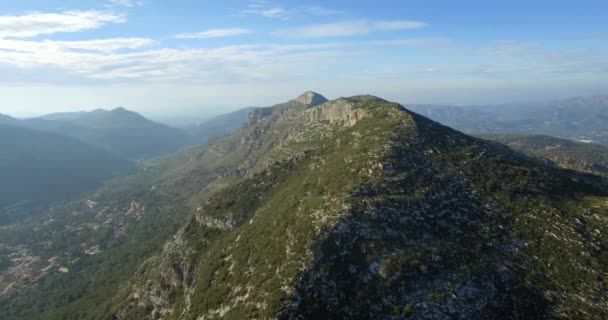 4k anteny, Lot nad epicki krajobrazy Andaluzji z całej kąt widzenia, Hiszpania — Wideo stockowe