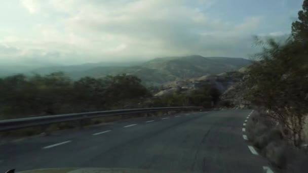 4k, οδήγηση μέσα Ανδαλουσία — Αρχείο Βίντεο