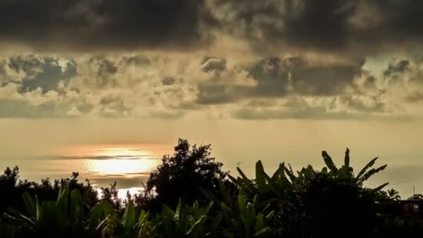 4K Timelapse, Sunset On Maui, Hawaii, ฮาวาย — วีดีโอสต็อก