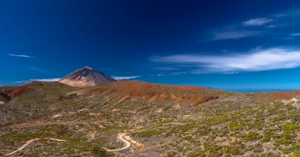 4 k Timelapse, Pico Del Teide, Teneryfa, Hiszpania — Wideo stockowe