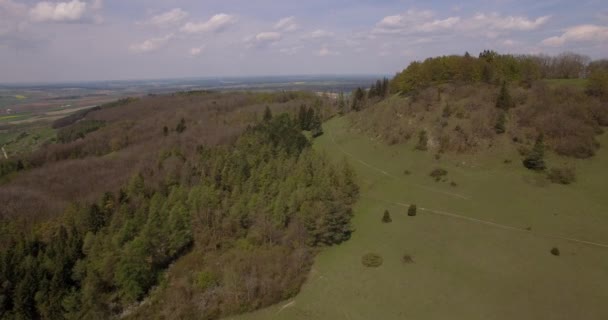 4 k luchtfoto, Beierse landschappen, Duitsland — Stockvideo