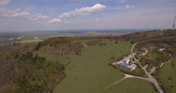 4 к повітряних, Баварський пейзажі, Німеччина — стокове відео