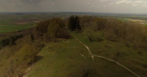 4 k luchtfoto, Beierse landschappen, Duitsland — Stockvideo