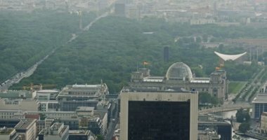 4k, Berlin Tv Kulesi, Reichstag, Berlin görünümünden