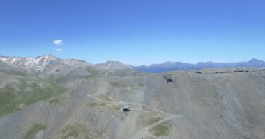 4 k anteni, uçan yukarıda Summit, Monte Jafferau, İtalya - yerli versiyonu