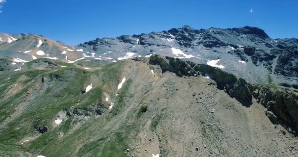 4k Aerial, Parco Naturale Del Gran Bosco Di Salbertrand, İtalya - dereceli versiyon — Stok video