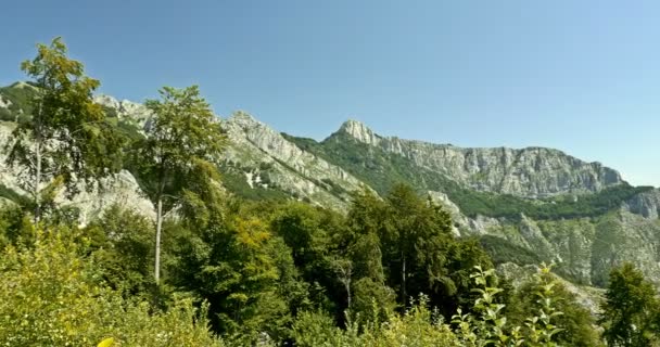 Alpi occidentali Montagna, Italia — Video Stock