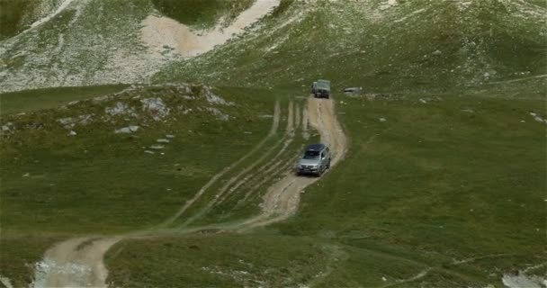 4x4, Offroad, Западные Альпы, Италия — стоковое видео