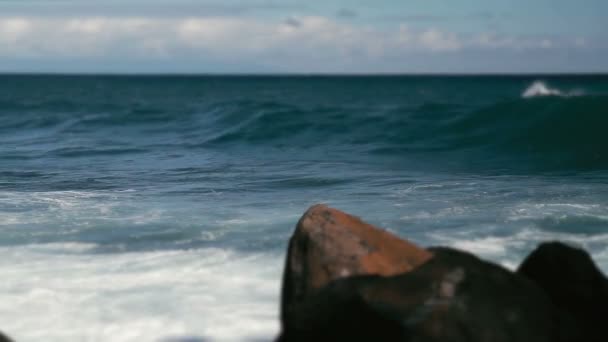 1080p，巨大的海浪，在夏威夷 — 图库视频影像