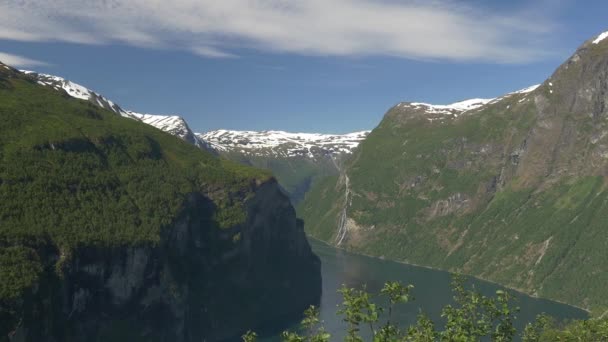 Природа и ландшафты Норвегии — стоковое видео