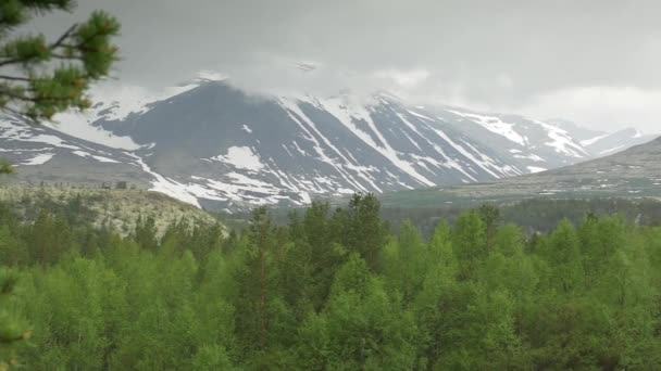 Природа и ландшафты Норвегии — стоковое видео