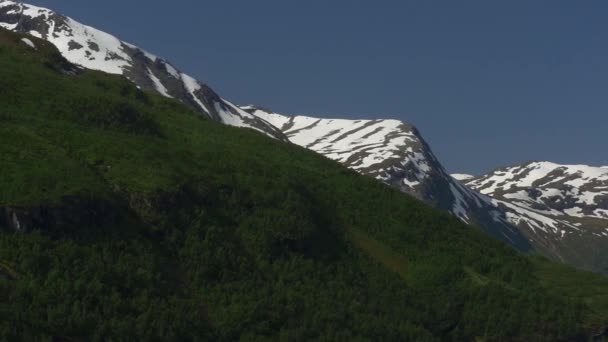 Natur und Landschaft von Norwegen — Stockvideo