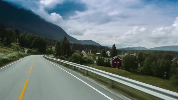 Νορβηγία motionride, cameramount — Αρχείο Βίντεο