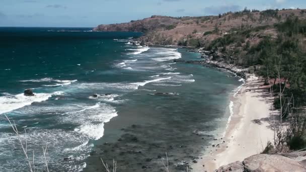 1080p, de werelden beste en mooiste stranden van de planeet op oahu, maui, kaui en grote eiland — Stockvideo