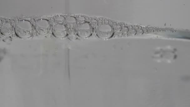 1080p, abstract water druppels, bubbels, macro — Stockvideo