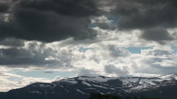 FullHD Timelapse de paisaje, naturaleza, fiordos, ríos y montañas de Noruega. Ver también para la versión de este clip en mi cartera . — Vídeo de stock
