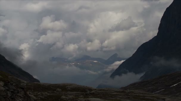 FullHD Timelapse de paisaje, naturaleza, fiordos, ríos y montañas de Noruega. Ver también para la versión de este clip en mi cartera . — Vídeo de stock