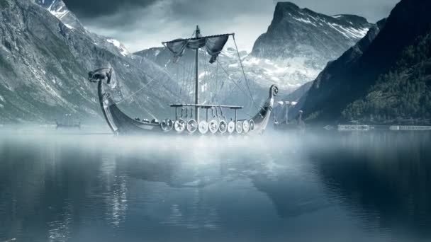 Viking lodí na severské moře, Epic Fullhd Visualfx zastřelil