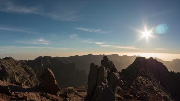 FullHD zaman atlamalı, La Palma, Roque De Las Muchachos — Stok video