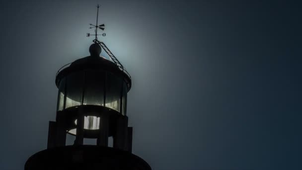 全高清时间的推移，帕尔马，灯塔 Fuencaliente — 图库视频影像
