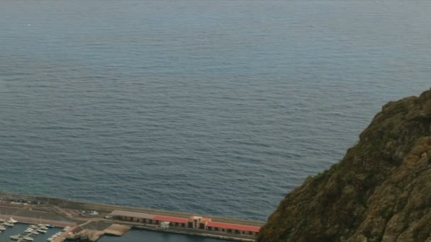 FullHD, Panned uitzicht over Santa Druz De La Palma — Stockvideo