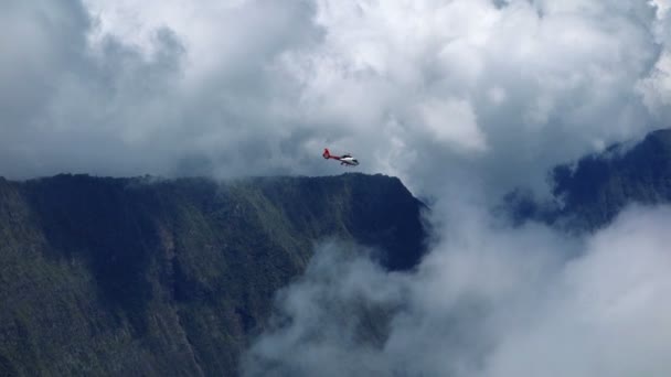 Městě Cirque De Cilaos, Ile De La Réunion — Stock video