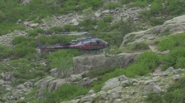 Restonica Valley, Corsica helikopterlerle