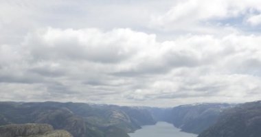 4k, Norveç, Preikestolen - bir Tilt
