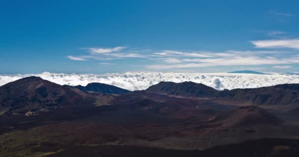 4 k Timelapse wulkanu Haleakala na Hawajach — Wideo stockowe