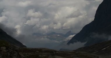 4k, Trollstigen manzara Zaman Atlamalı, Norveç