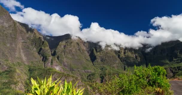 4K Timelapse del Cirque De Cilaos, Riunione — Video Stock