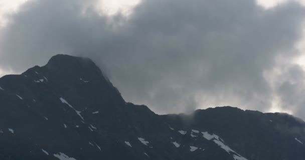 4K, Lapso de tiempo del paisaje de Andalsnes, Noruega — Vídeo de stock