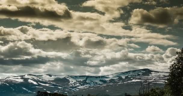 4K, Epico e drammatico time lapse dell'area di Andalsnes in Norvegia — Video Stock