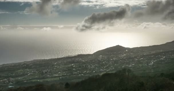 4k Time Lapse, La Palma, Brena Alta — Stock Video