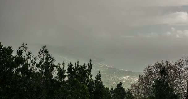 4 k lasso di tempo, La Palma, Breña Alta — Video Stock