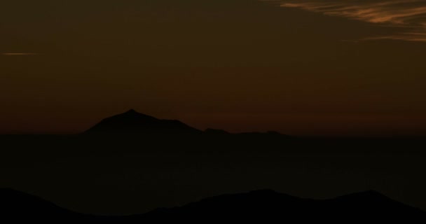 4 k tid förflutit, La Palma, Roque De Las Muchachos — Stockvideo