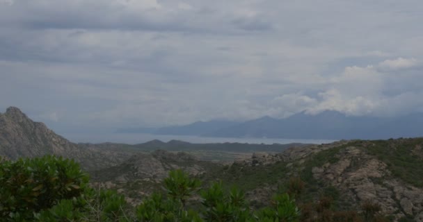 4K, Córsega Paisagem — Vídeo de Stock