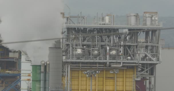 4 k、シチリア内 Polluting 工場 — ストック動画