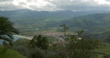 4k, güzel görünüm Marinello ve çevresi, Sicilya, İtalya