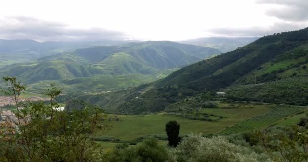 4K, Bella Vista su Marinello e dintorni, Sicilia, Italia — Video Stock