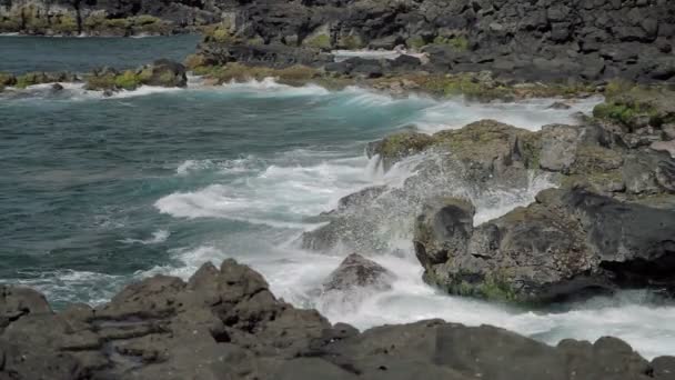 Mauritius kliffen en rotsen — Stockvideo