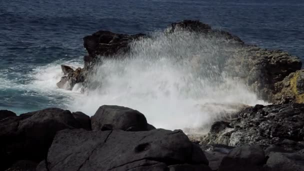 Mauritius-Klippen und Felsen — Stockvideo