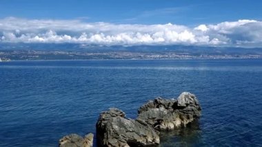 Rijeka, Hırvatistan boyunca güzel pan