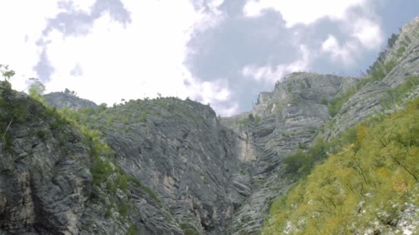 Şelale Savica Gorge, Slovenya — Stok video