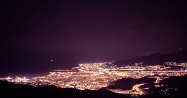 Yeni yıl arifesinde, Endülüs, İspanya Malaga gece zaman atlamalı