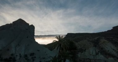 Gündoğumu zaman atlamalı Sierra Alhamilla, Endülüs, İspanya